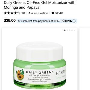 Farmacy Daily Greens Oil-Free Gel Moisturizer